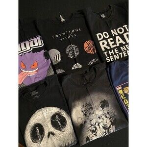 Lot Of 6 Women’s S Tshirts, Gengar, Night Before Christmas, Twenty One Pilots G